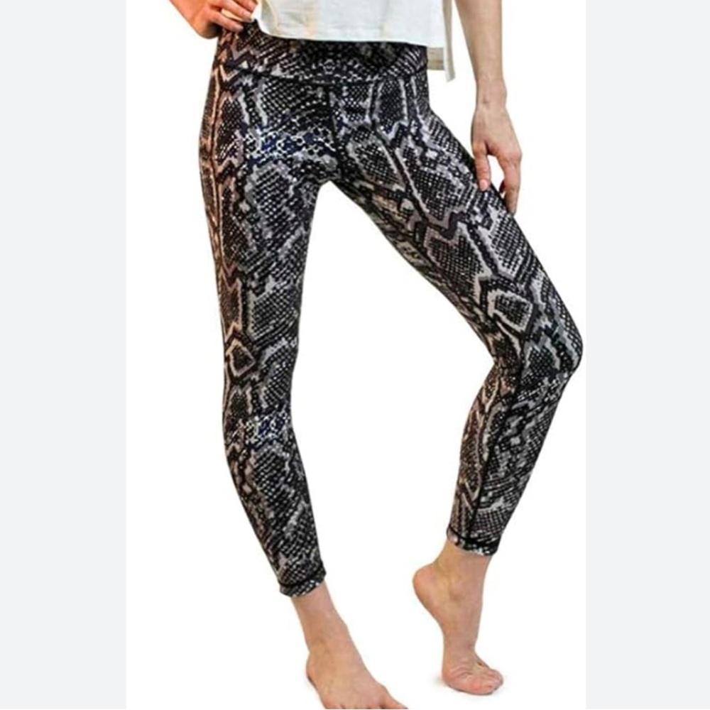 Nanette Lepore High Rise Snake Print 7/8 Leggings